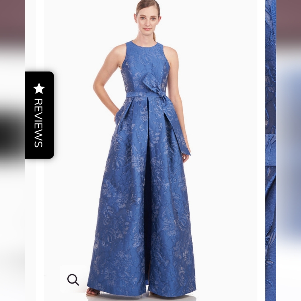 Kay Unger Adelaide Walk Thru Jumpsuit - Picture 4 of 8